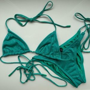 Green Triangl Bikini